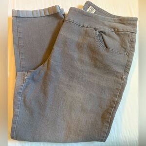 Stylish Grey pull on jeans size 18